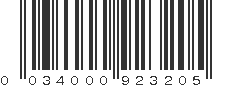 UPC 034000923205