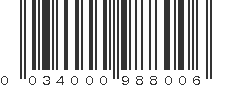 UPC 034000988006