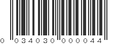 UPC 034030000044