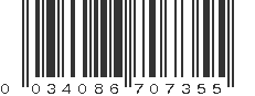 UPC 034086707355