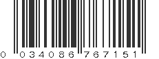 UPC 034086767151