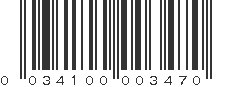 UPC 034100003470