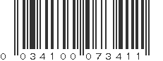 UPC 034100073411