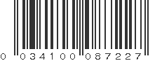 UPC 034100087227