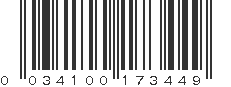 UPC 034100173449