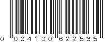 UPC 034100622565