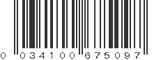 UPC 034100675097