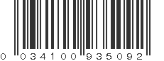 UPC 034100935092