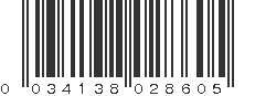 UPC 034138028605