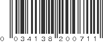 UPC 034138200711