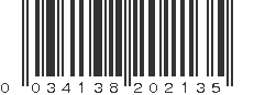 UPC 034138202135