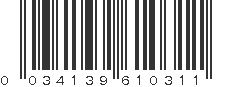 UPC 034139610311