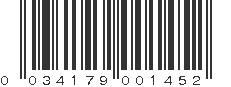 UPC 034179001452