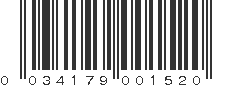 UPC 034179001520