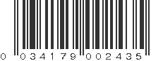 UPC 034179002435