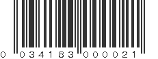 UPC 034183000021