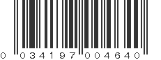 UPC 034197004640