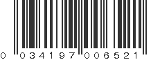 UPC 034197006521