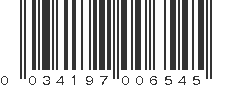 UPC 034197006545