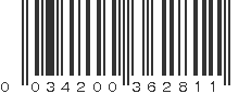 UPC 034200362811