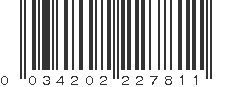 UPC 034202227811