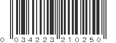 UPC 034223210250