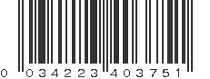 UPC 034223403751