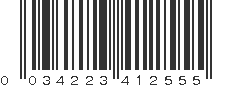 UPC 034223412555