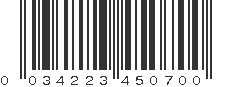 UPC 034223450700