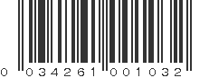 UPC 034261001032