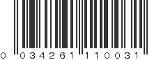 UPC 034261110031