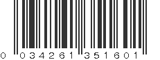 UPC 034261351601