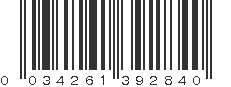 UPC 034261392840