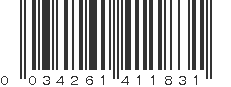 UPC 034261411831