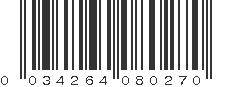 UPC 034264080270