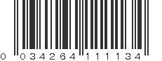 UPC 034264111134