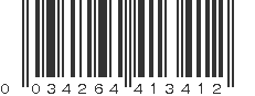 UPC 034264413412