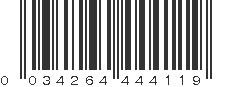 UPC 034264444119