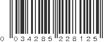 UPC 034285228125