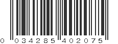 UPC 034285402075