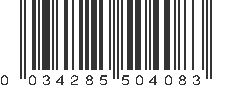 UPC 034285504083