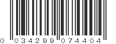 UPC 034299074404