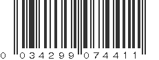 UPC 034299074411