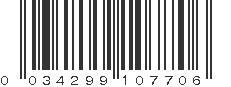 UPC 034299107706