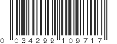 UPC 034299109717