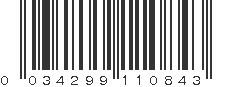 UPC 034299110843