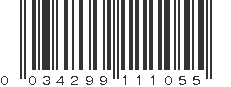 UPC 034299111055