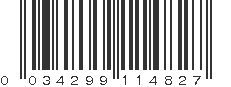 UPC 034299114827