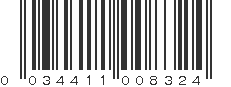 UPC 034411008324