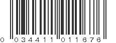 UPC 034411011676